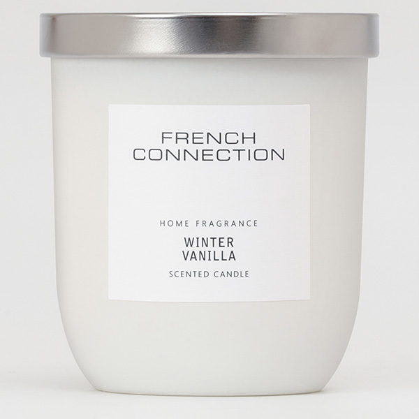 French Connection White Collection Winter Vanilla Candle 158g