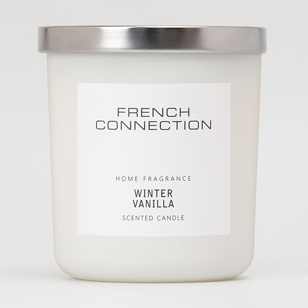 French Connection White Collection Winter Vanilla Candle 251g