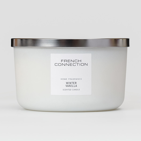 French Connection White Collection Winter Vanilla Candle 431g