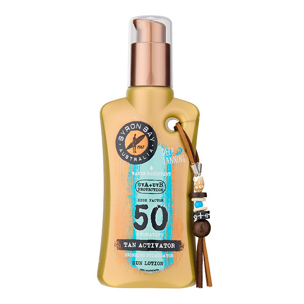 Byron Bay Australia Tan Activator Sun Lotion SPF 50, 200ml