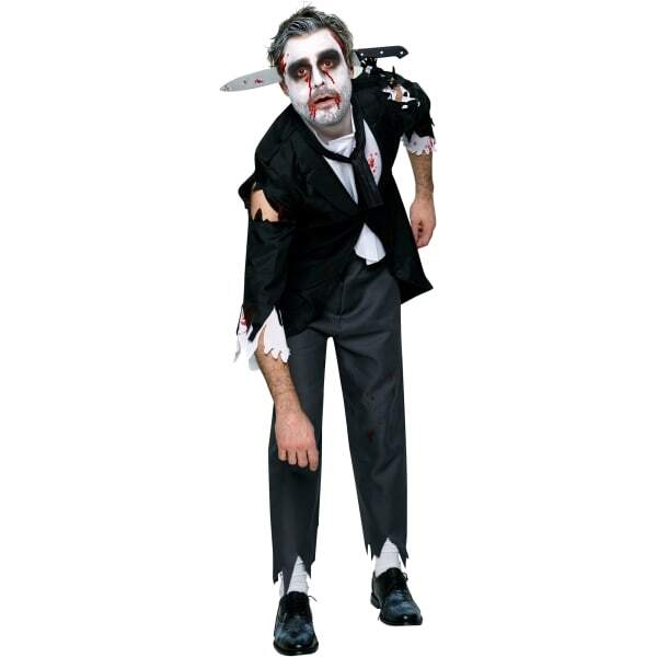 Bristol Novelty Mens Bloody Butler Costume (Standard)