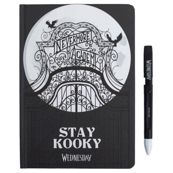 Wednesday Stay Kooky Notebook & Pen Set