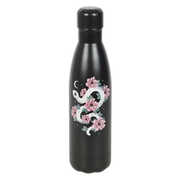 Something Different Floral Snake Steel Water Bottle