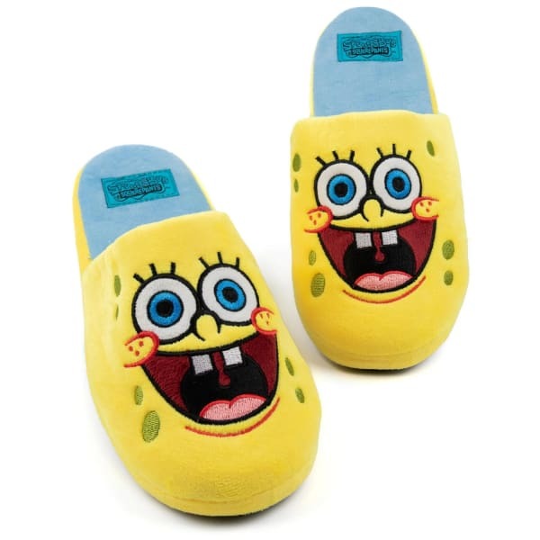 SpongeBob SquarePants Adult Contrast Slippers (3-4)