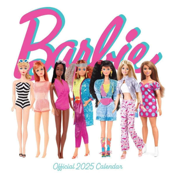 Barbie 2025 Square Wall Calendar (30cm x 30cm)