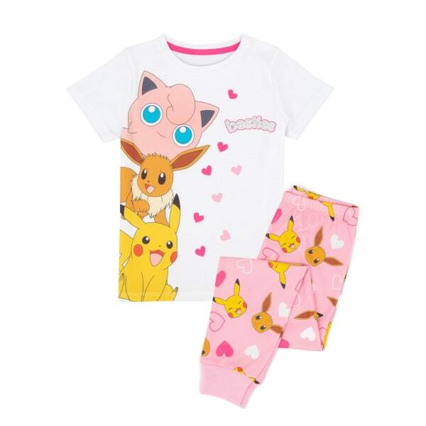 Pokemon Girls Besties Long Leg Pyjama Set (6-7 Years)