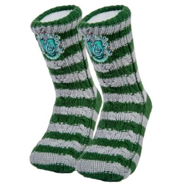 Harry Potter Womens Slytherin Slipper Socks