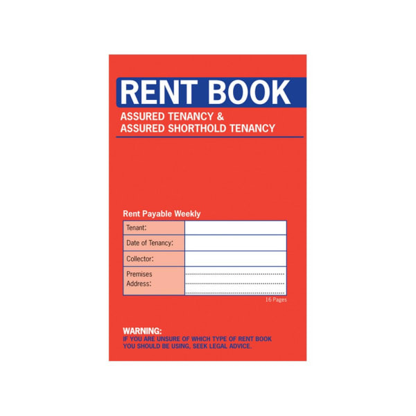 County Stationery Assured Tenancy Rent Book