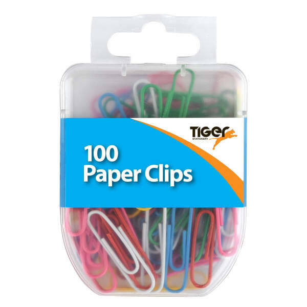 Tiger Stationery Paper Clips (Pack of 100)