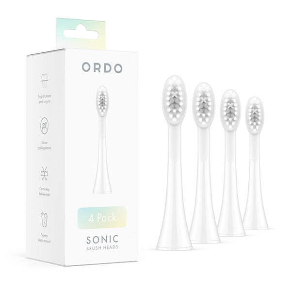 Ordo Sonic Brush Head White 4pcs