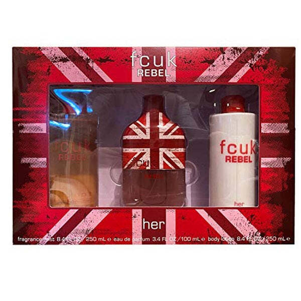 FCUK Rebel For Her Gift Set 100ml EDT