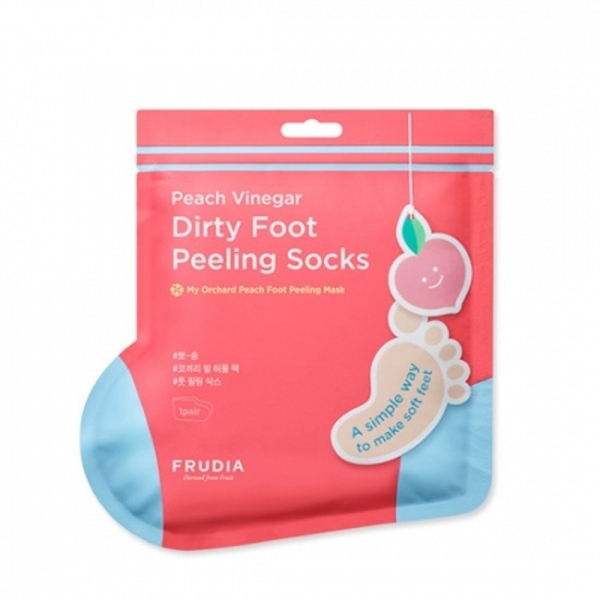 Frudia Peach Vinegar Shiny Foot Peeling Socks - 1 pair