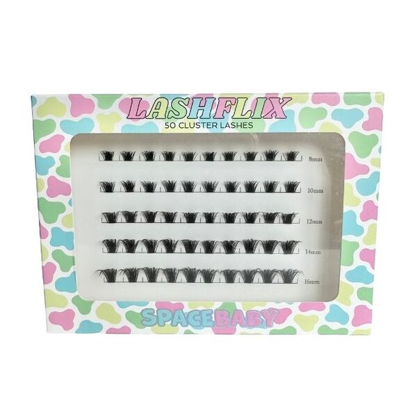 Space Baby Lashflix L06D - 50 Cluster Lashes