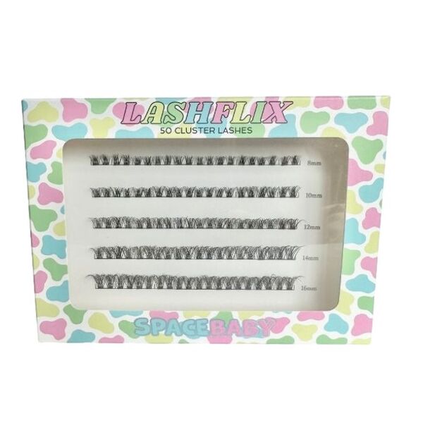 Space Baby Lashflix L01D - 50 Cluster Lashes