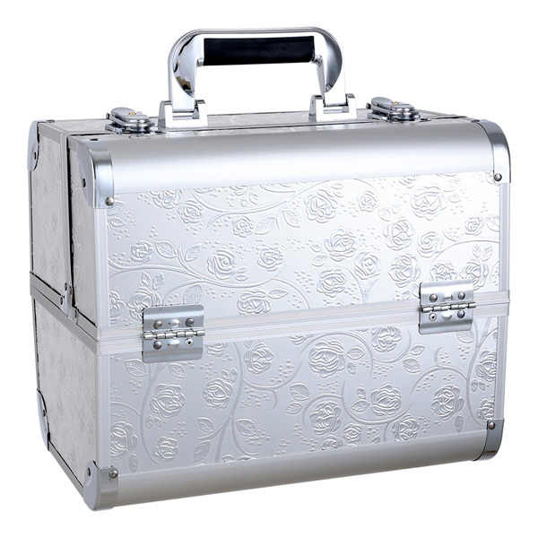 Livingandhome Rose Pattern Beauty Salon Makeup Case