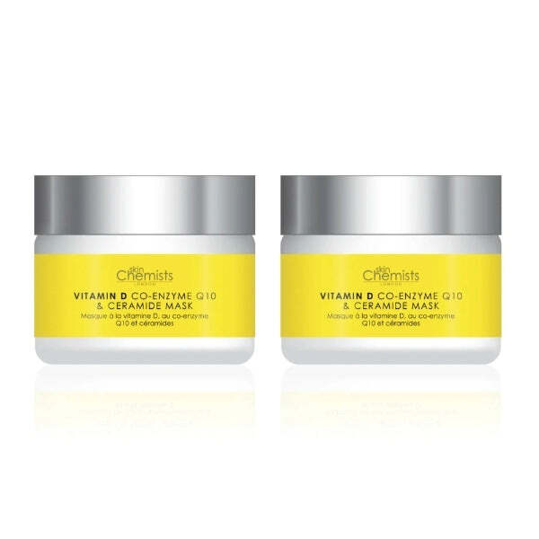 skinChemists Vitamin D & Ceramide Mask Twin Pack 2 x 50ml