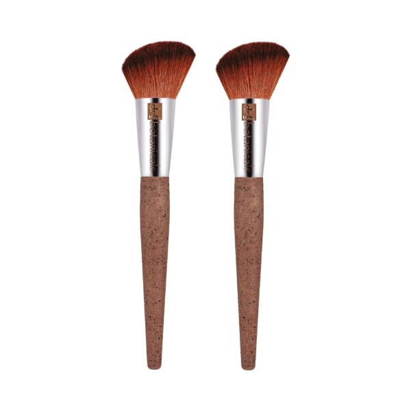 Dr Botanicals Coffee Ground Blush Brush Twin Value Pack