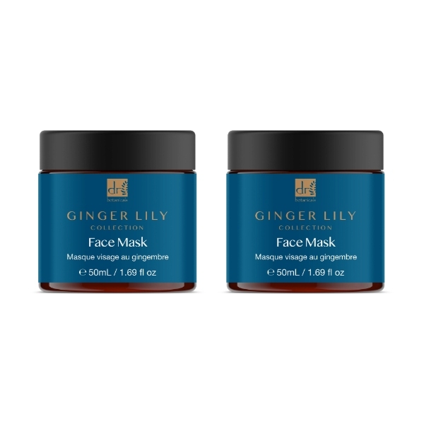 Dr Botanicals Gingerlily Mask 50ml Twin Value Savings Pack