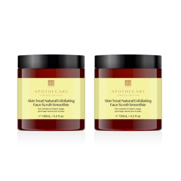 Dr Botanicals Exfoliating Face Scrub Twin Pack 2 x 120ml