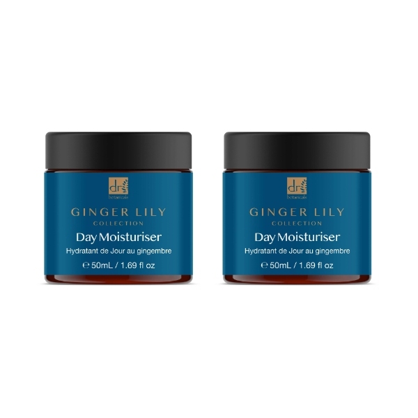 Dr Botanicals Gingerlily Day Moisturiser Twin Pack 2 x 50ml