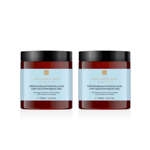 Dr Botanicals Wild Himalayan Body Scrub Twin Pack 2 x 120ml