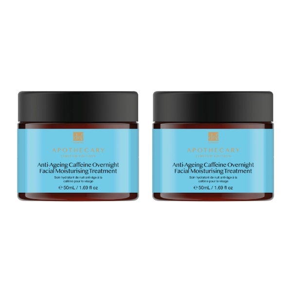 Dr Botanicals Anti-Ageing Night Moisturiser Pack 2 x 50ml