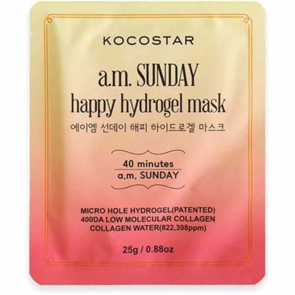 Kocostar a.m. SUNDAY Happy Hydrogel Mask - 1 pc