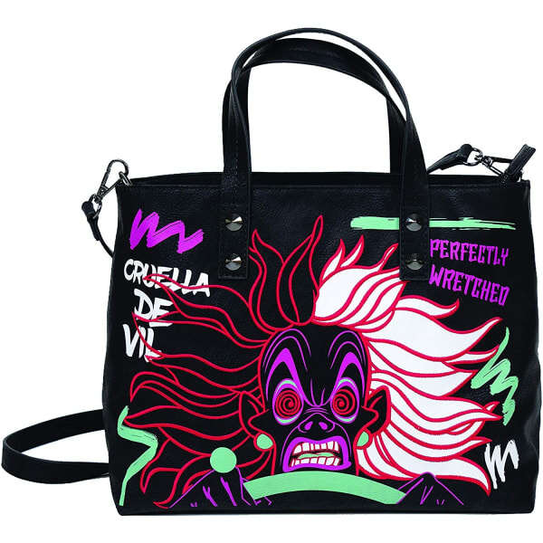 Danielle Nicole Womens Disney Cruella De Vil Tote Bag