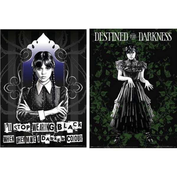 Wednesday Goth Poster (Pack of 2) (38.2cm x 3.7cm x 3.7cm)