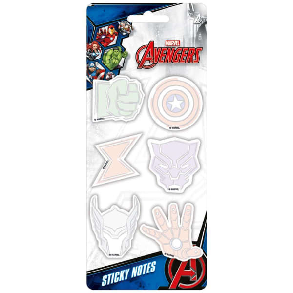 Avengers Hero Club Self-Stick Notes Set (Pack of 8)