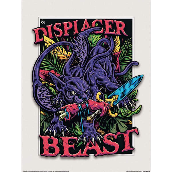 Dungeons & Dragons Displacer Beast Paper Print (40cm x 30cm)