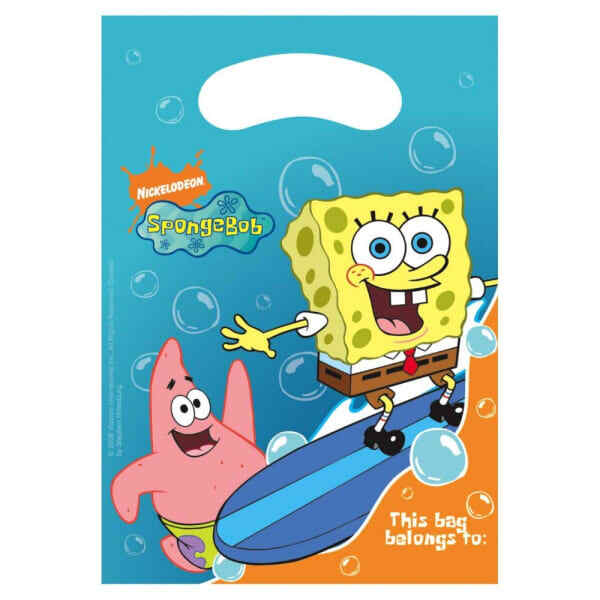 SpongeBob SquarePants Party Bags (Pack of 6)