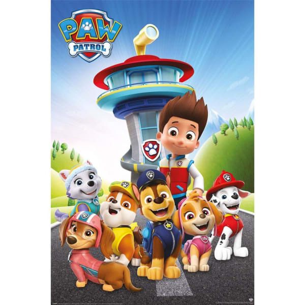 Paw Patrol Ready For Action Poster (91.5cm x 0.1cm x 91.5cm)