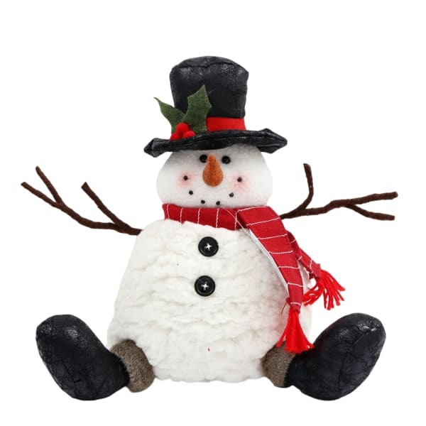 Something Different Sitting Snowman Christmas Decoration