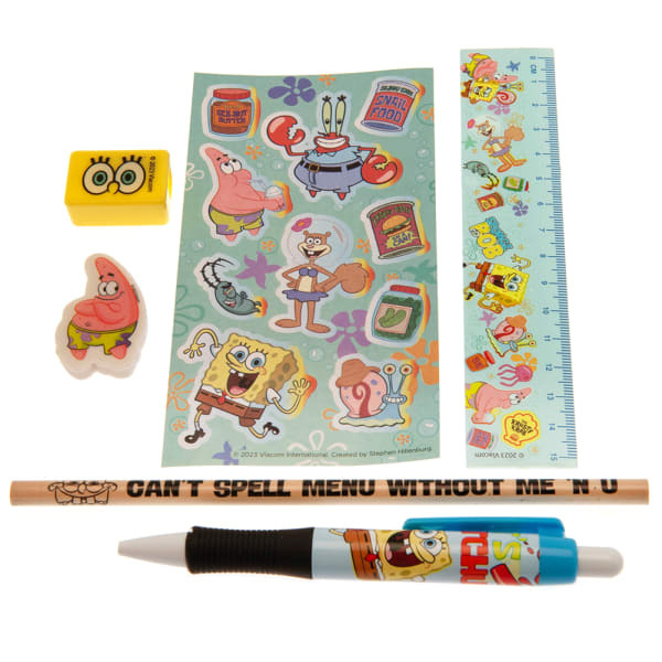 SpongeBob SquarePants Characters Stationery Set (Pack of 6)