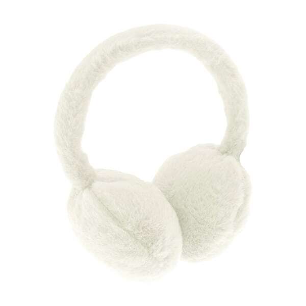 Ribbon Faux Fur Earmuffs