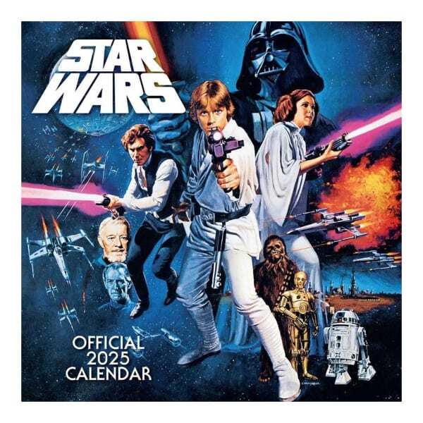 Star Wars Classic 2025 Wall Calendar