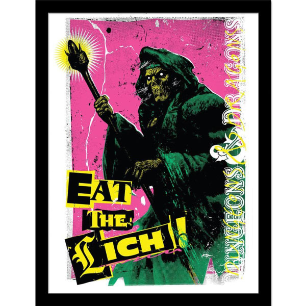 Dungeons & Dragons Eat The Lich Framed Poster (40cm x 30cm)