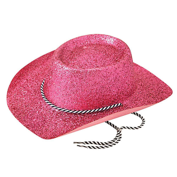 Bristol Novelty Adults Glitter Cowboy Hat