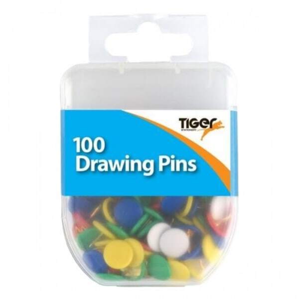 Tiger Stationery s Drawing Pins (Pack of 100)