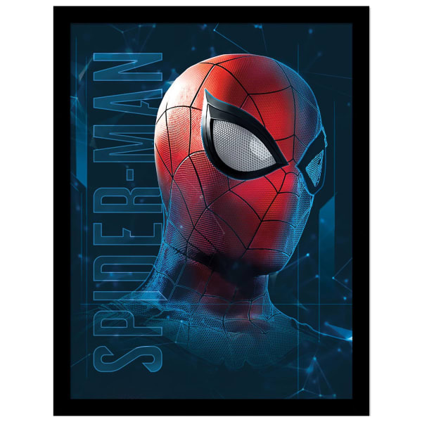 Spider-Man Close Up Framed Poster (40cm x 30cm)