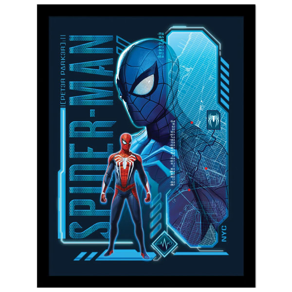 Spider-Man Peter Parker Framed Poster (40cm x 30cm)