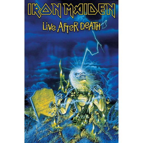 Iron Maiden Live After Death Textile Poster (106cm x 70cm)