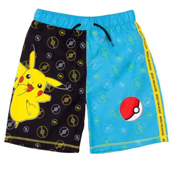 Pokemon Boys Pikachu Pokeball Swim Shorts (4-5 Years)