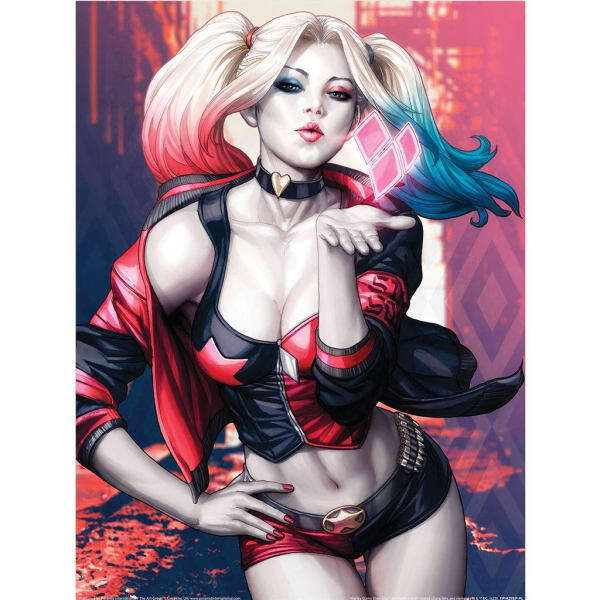 DC Comics Blow Harley Quinn Print (40cm x 30cm x 0.2cm)