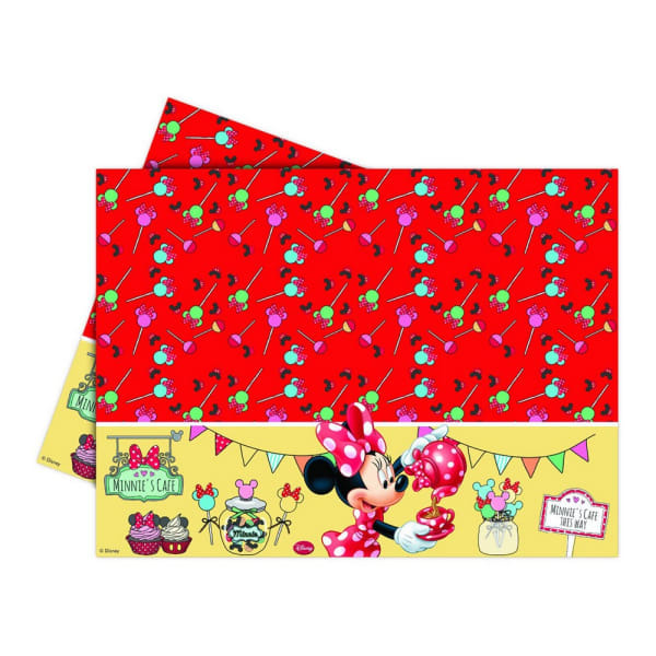 Disney Plastic Cafe Minnie Mouse Party Table Cover