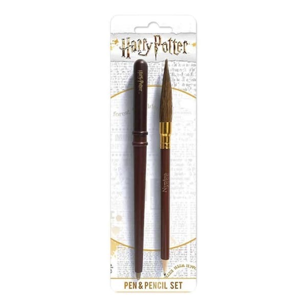 Harry Potter Wand And Broom Pen Set (Pack of 2)