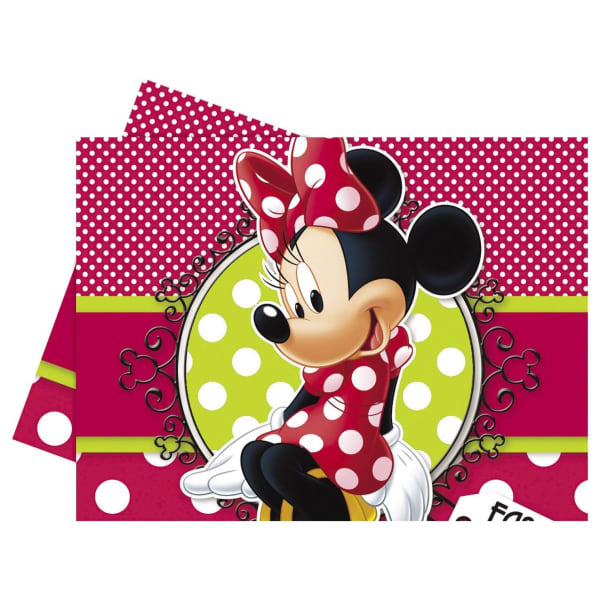 Disney Plastic Minnie Mouse Party Table Cover