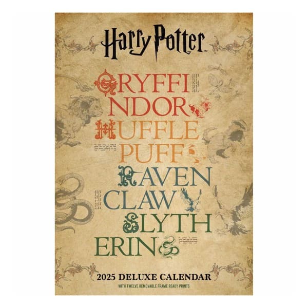 Harry Potter Deluxe 2025 Calendar