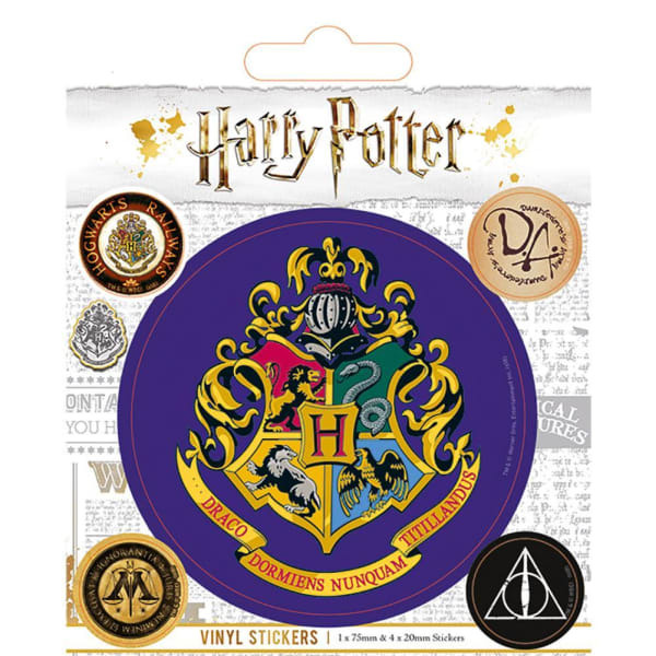 Harry Potter Hogwarts Stickers (Pack of 5)